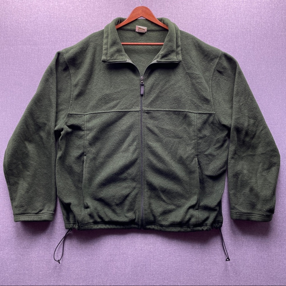 Bass Pro Shops Burgundy Full Zip Pocketed Cinch Waist Soft Fleece Jacket XL - Picture 1 of 8